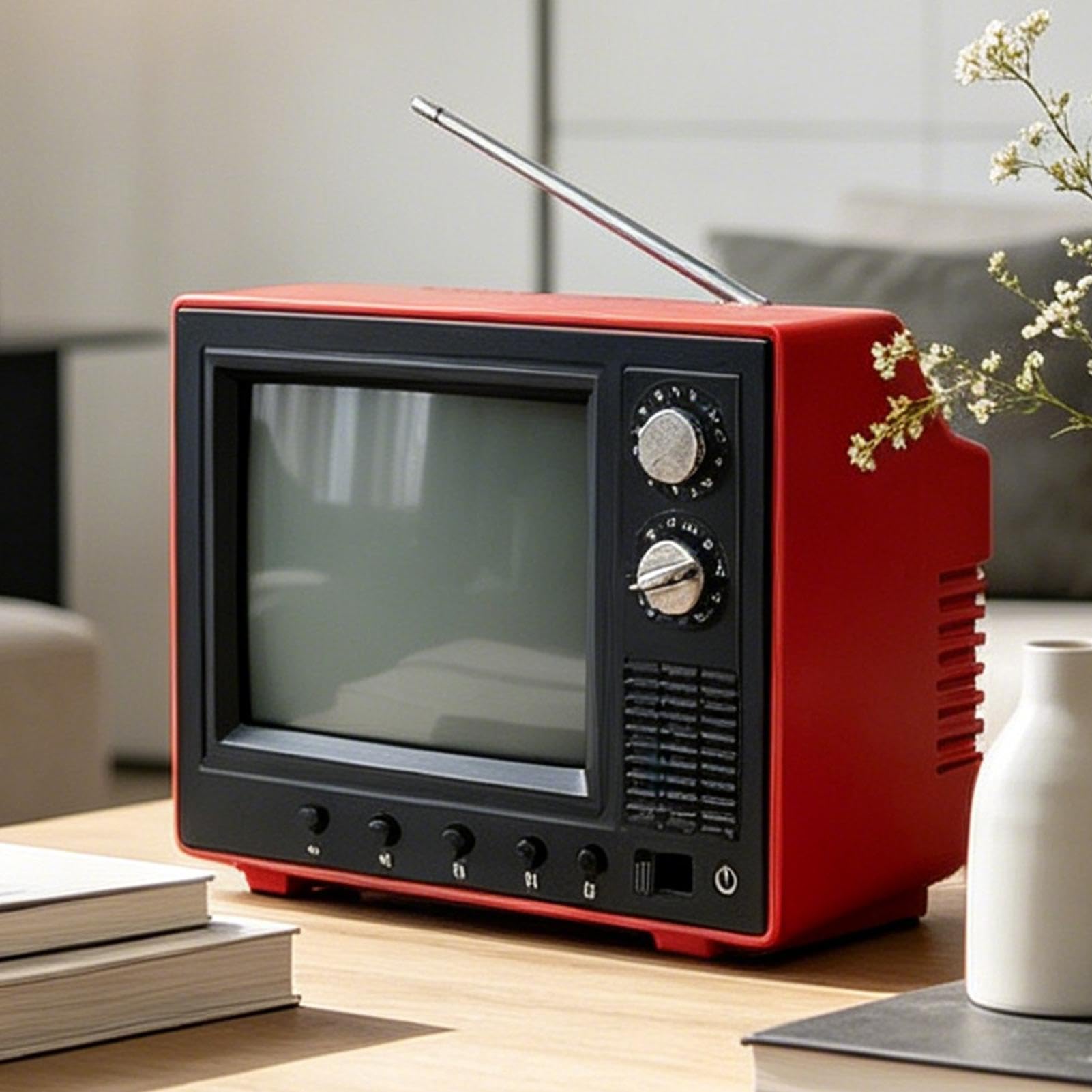 Mini TV jouet rétro avec petit écran 720p et 8 Go de mémoire