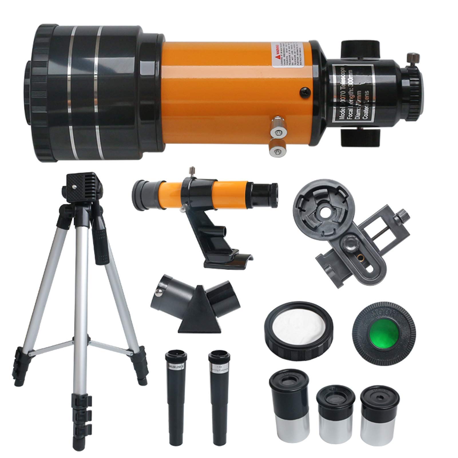 Télescope Astronomique Newton 150EQ - Ouverture 150mm, Monture équatoriale, Trépied, Adaptateur Téléphone, Pour Débutants Et Adultes