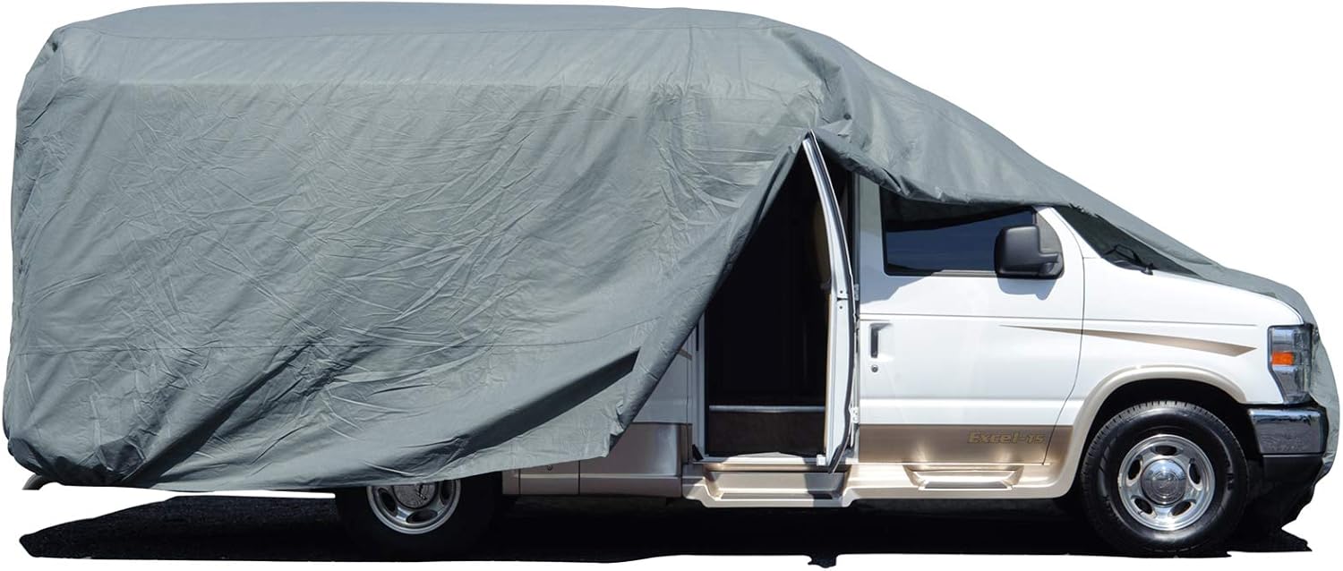 Budge Class B RV Cover Fits Class B RVs up to 21' 6" Long (Gray, Polypropylene), 260" L x 84" W x 96" H (RVRB-22)