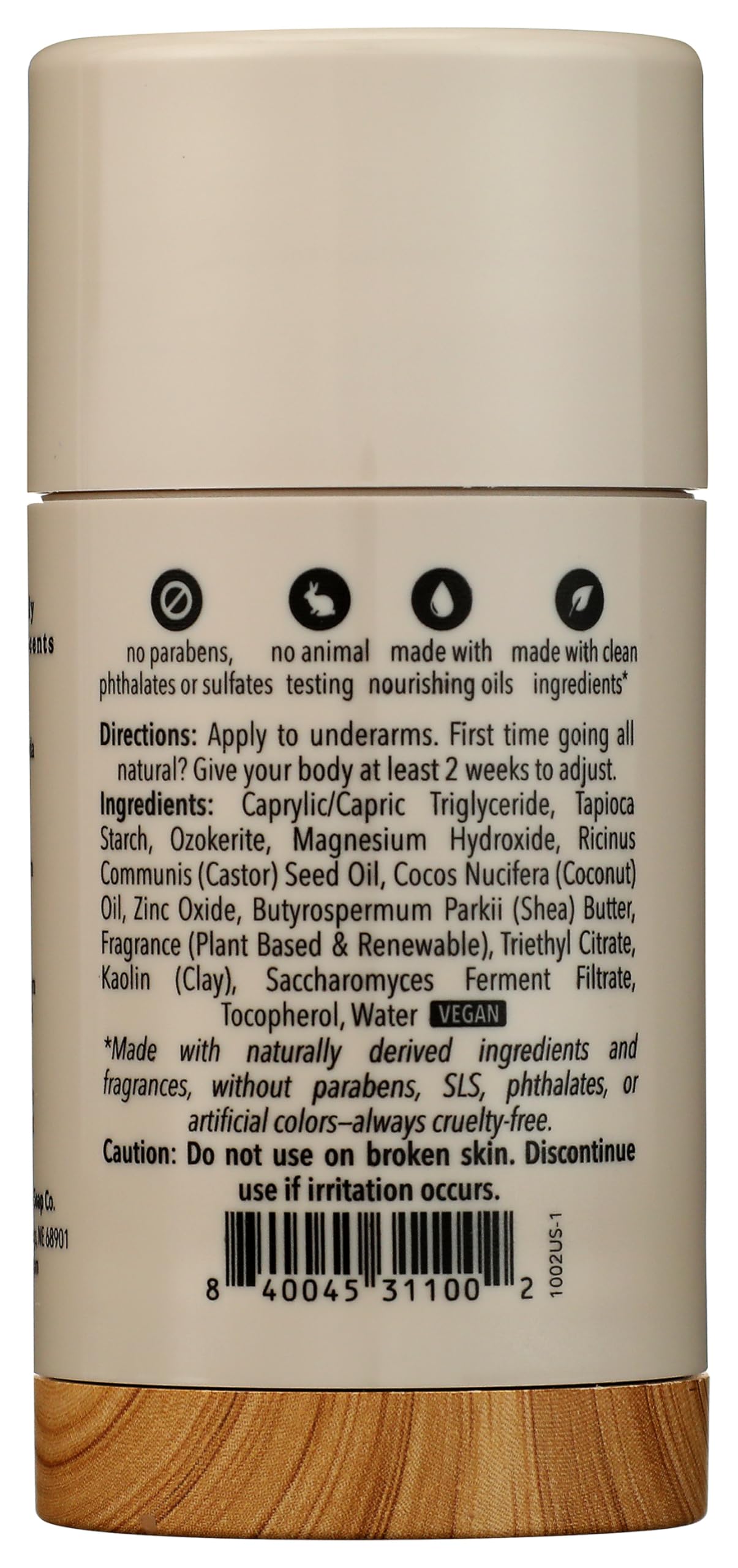 Pacha Soap Santal & Amber Deodorant, 2.6 oz