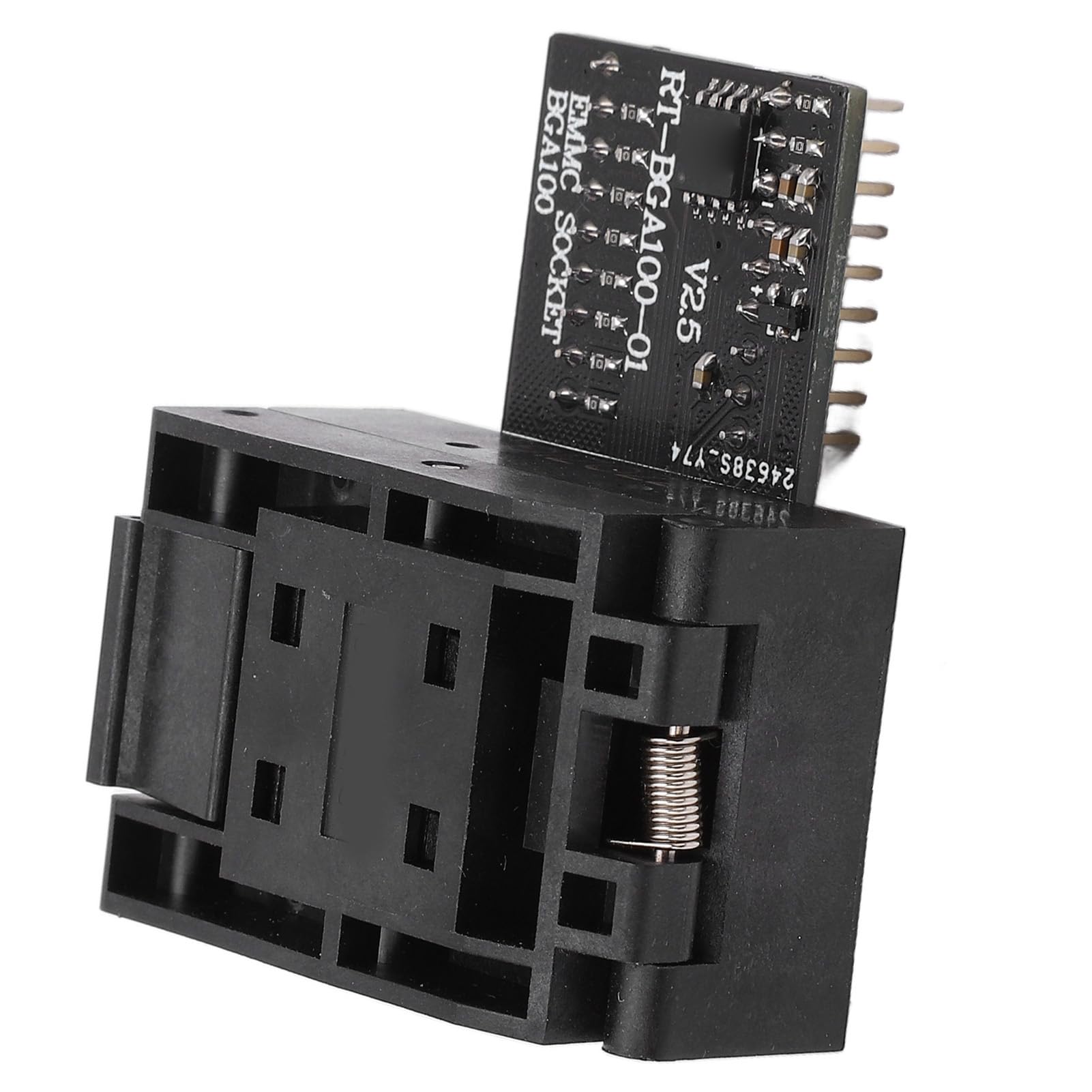 Jeanoko Presa EMMC, protezione da sovracorrente parallela ad alta velocità, controllare accuratamente facile da usare BGA100 affidabile Burn in Socket Adapter per navigazione auto