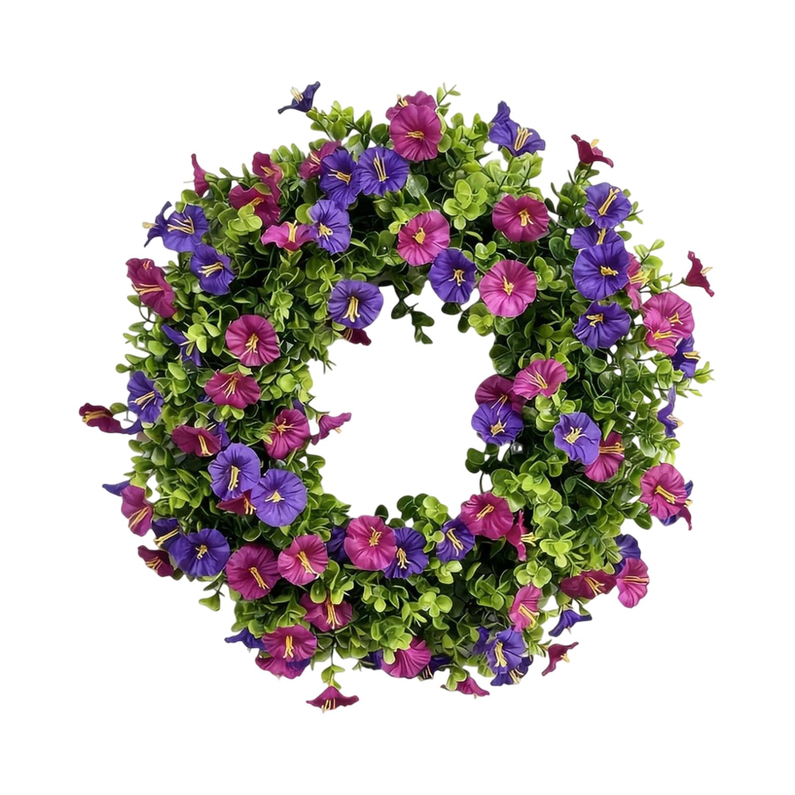Jazuaiao Realistic Artificial Flower Garlands and Tulle Fabric Wreath Perfect for Outdoors Garden and Party Decors Grape Blossomy Party Decoration
