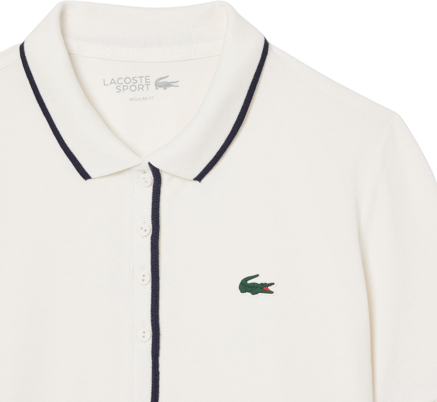 Lacoste Women's Regular Fit Tennis Heat Regulating Polo Shirt