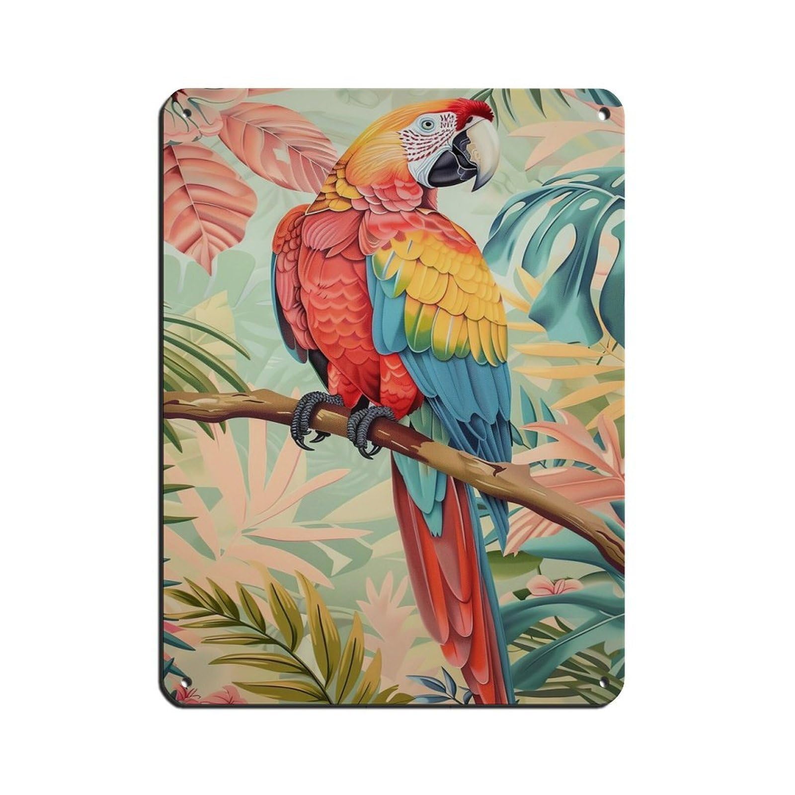 Matisse Wild Parrot Painting Poster Retro Poster Metal Tin Sign Chic Art Retro Iron Painting Bar People Cave Cafe Family Garage Poster Wall Decoration 12x16inch(30x40cm)