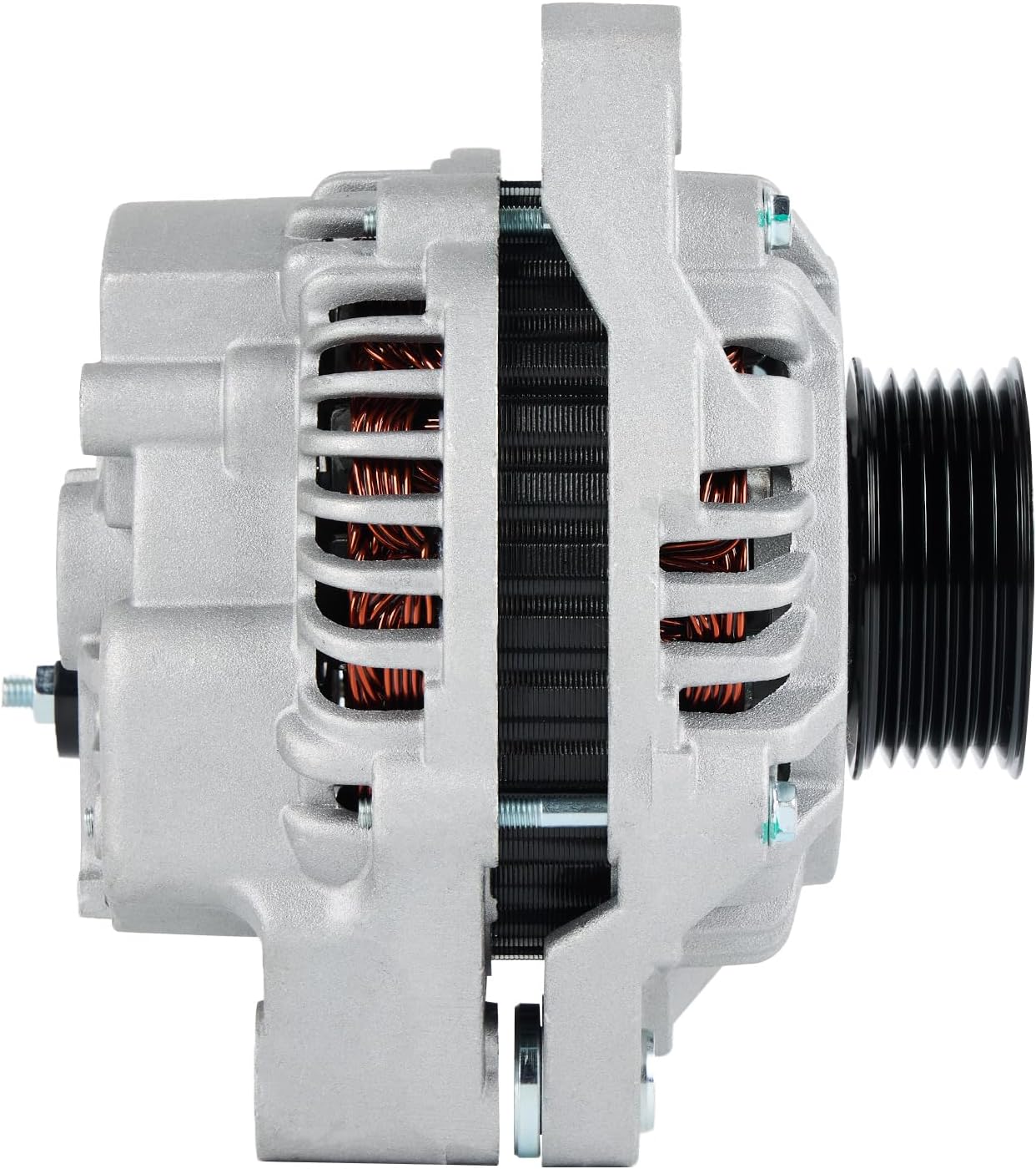 SANKAKU Alternator Compatible with Honda Civic 1.7L L4 2001-2005, with Acura EL 1.7L L4 2001-2005, Replace A5TA7091 31100-PLM-A01 13893, 70Amp 8-Groove Pulley CCW