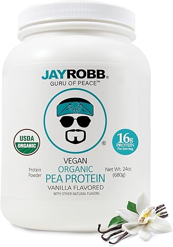 Jay Robb Proteína Vegana Orgánica Vainilla Guisante