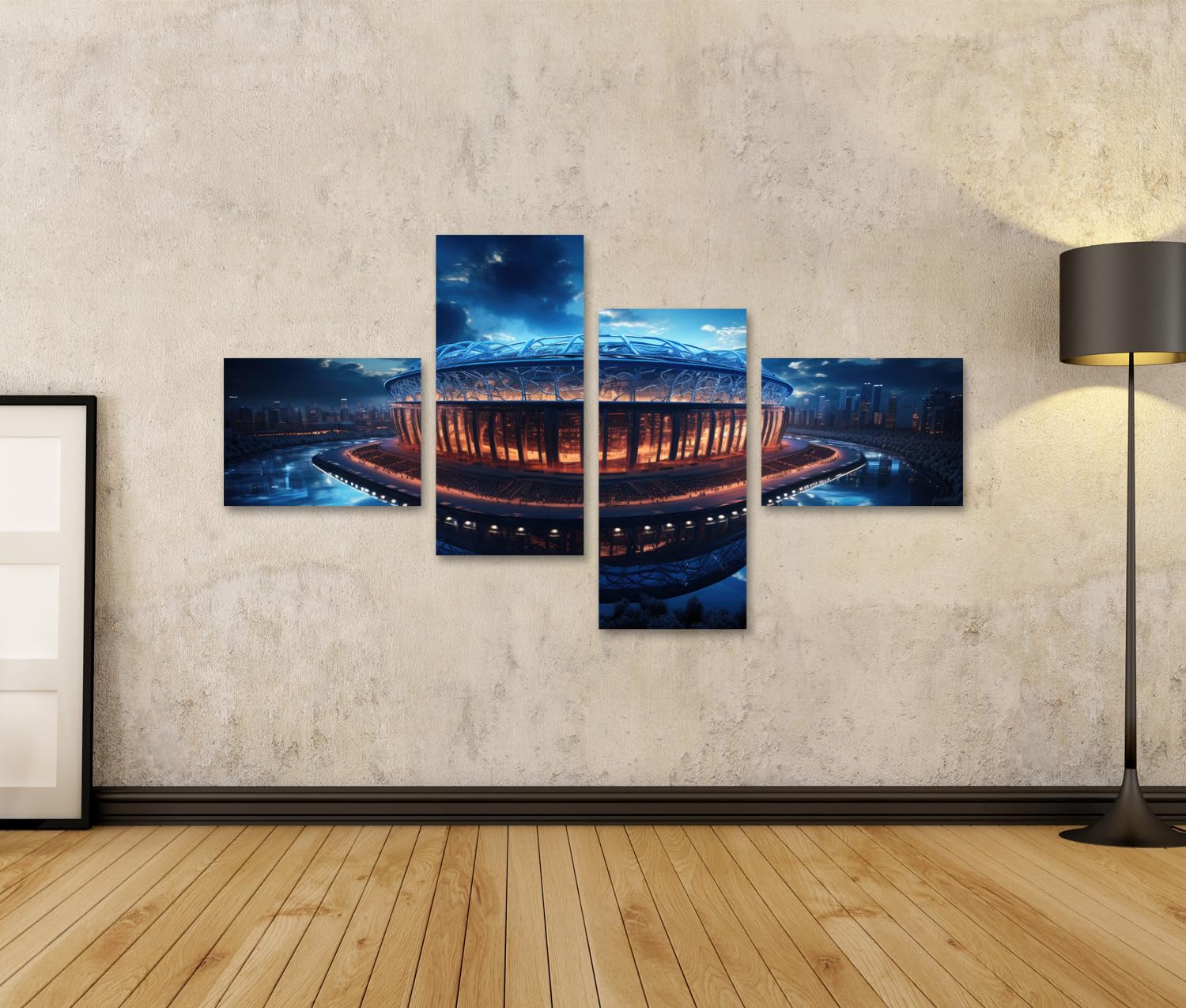 islandburner Quadro su tela calcio stadio tifosi gioco campionato squadre giocare folle immagini murali poster