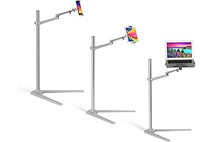 3-1 360 Degree Rotating Height Adjustable Laptop Tablet Stand