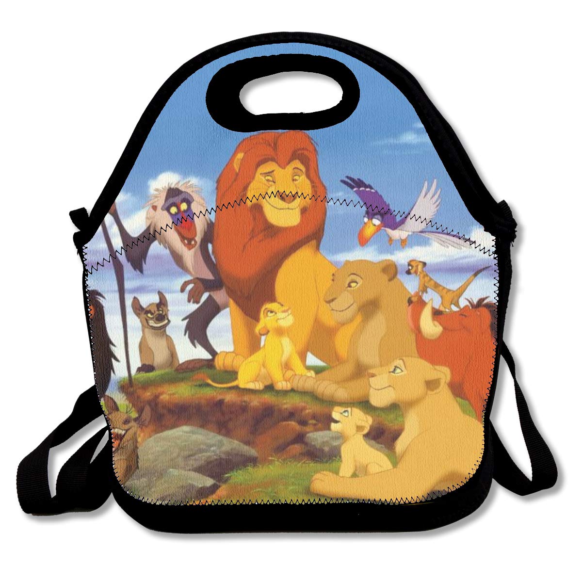 Greatbe The Lion King With Fan Insulated Lunch Bag Tote