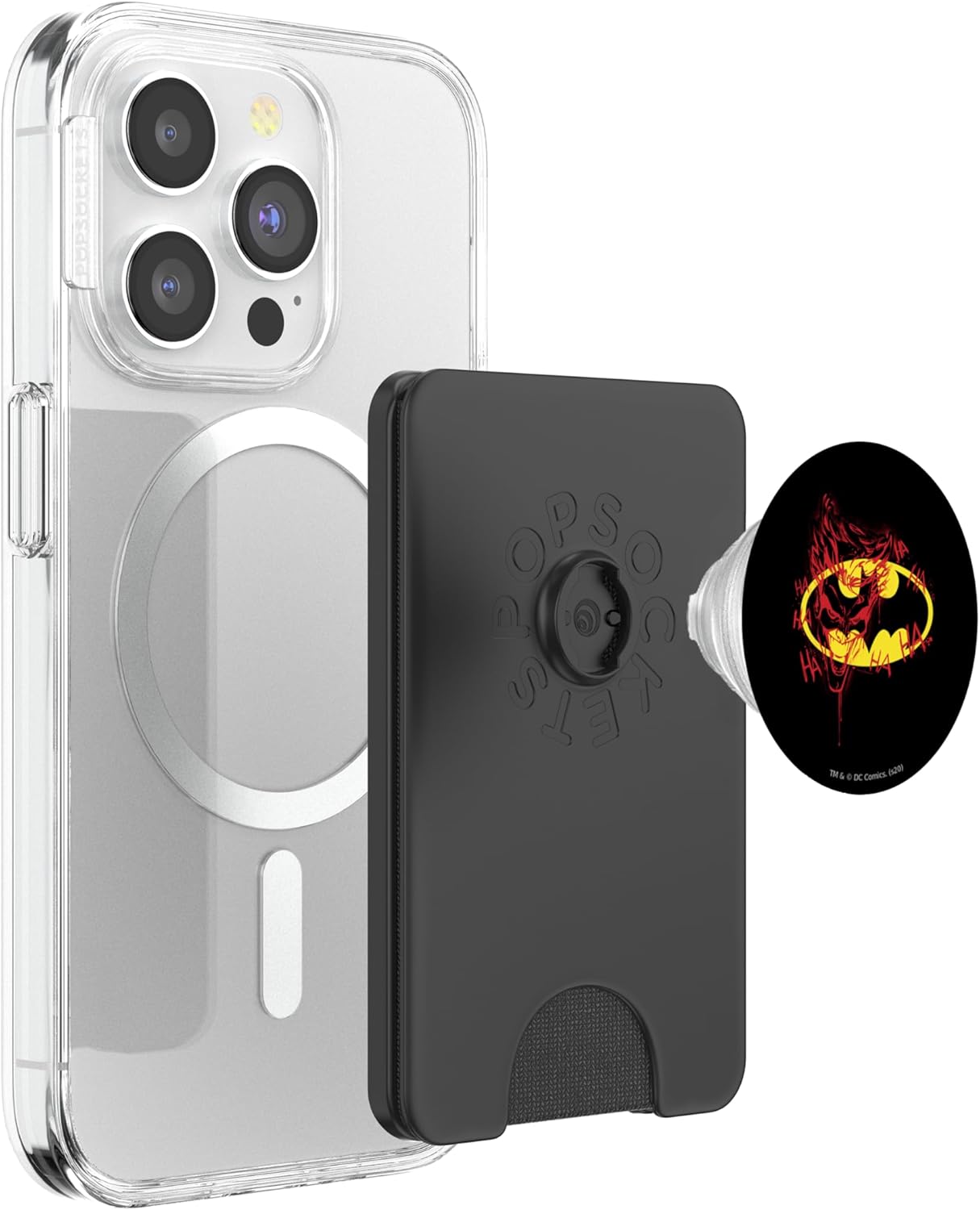 Batman Joker Graffiti PopSockets PopWallet for MagSafe