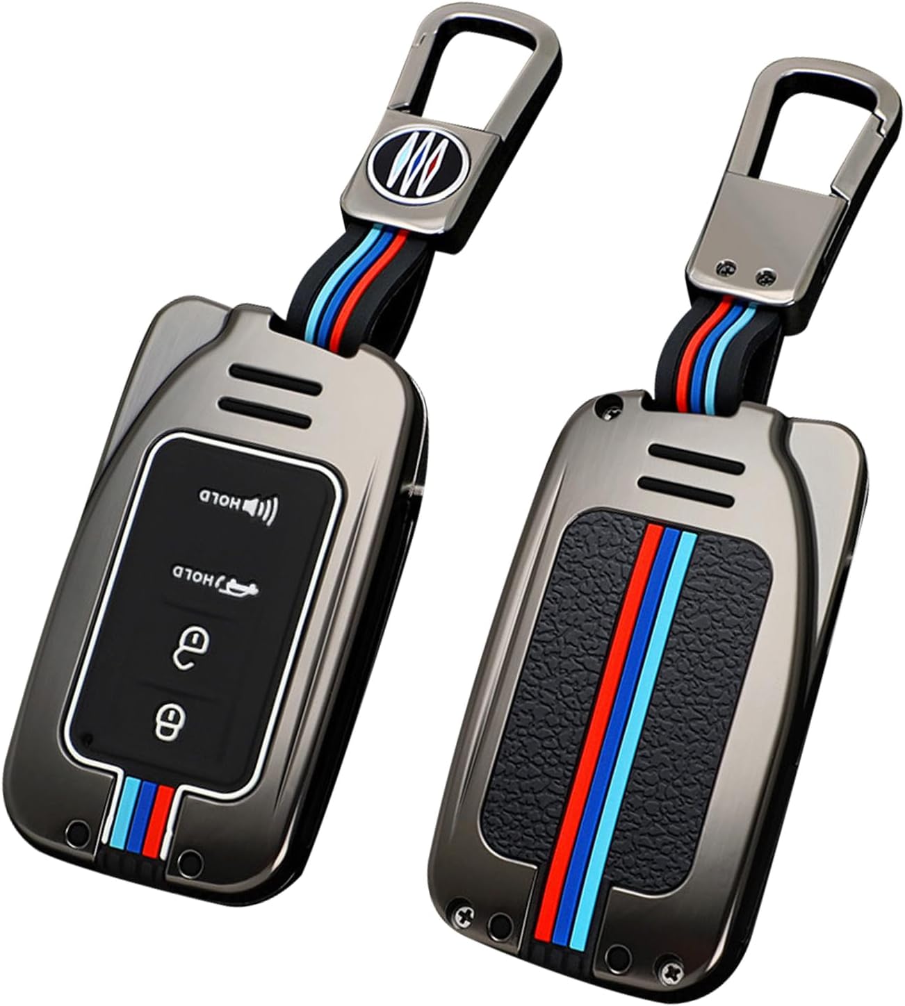 Compatible with Lexus Key Fob Cover,ES NX RX RC GS LX is Key Fob Case,Metal Shell & Soft Silicone Protection