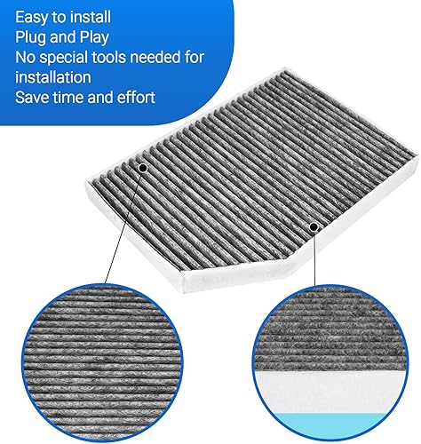 Miniatura 6 de Filtro de aire de cabina para BMW X3 X4 IX3 Z4 330i 330e 430i M340i M440i M440i Z4 Toyota GR Supra reemplaza CAF15031 64119382886 64119382885 8