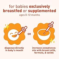 Vista 4 de Enfamil - Gotas de suplemento líquido de vitamina D para bebés con vitamina D-Vi-Sol para bebés, apoyando dientes y huesos fuertes en bebés recién