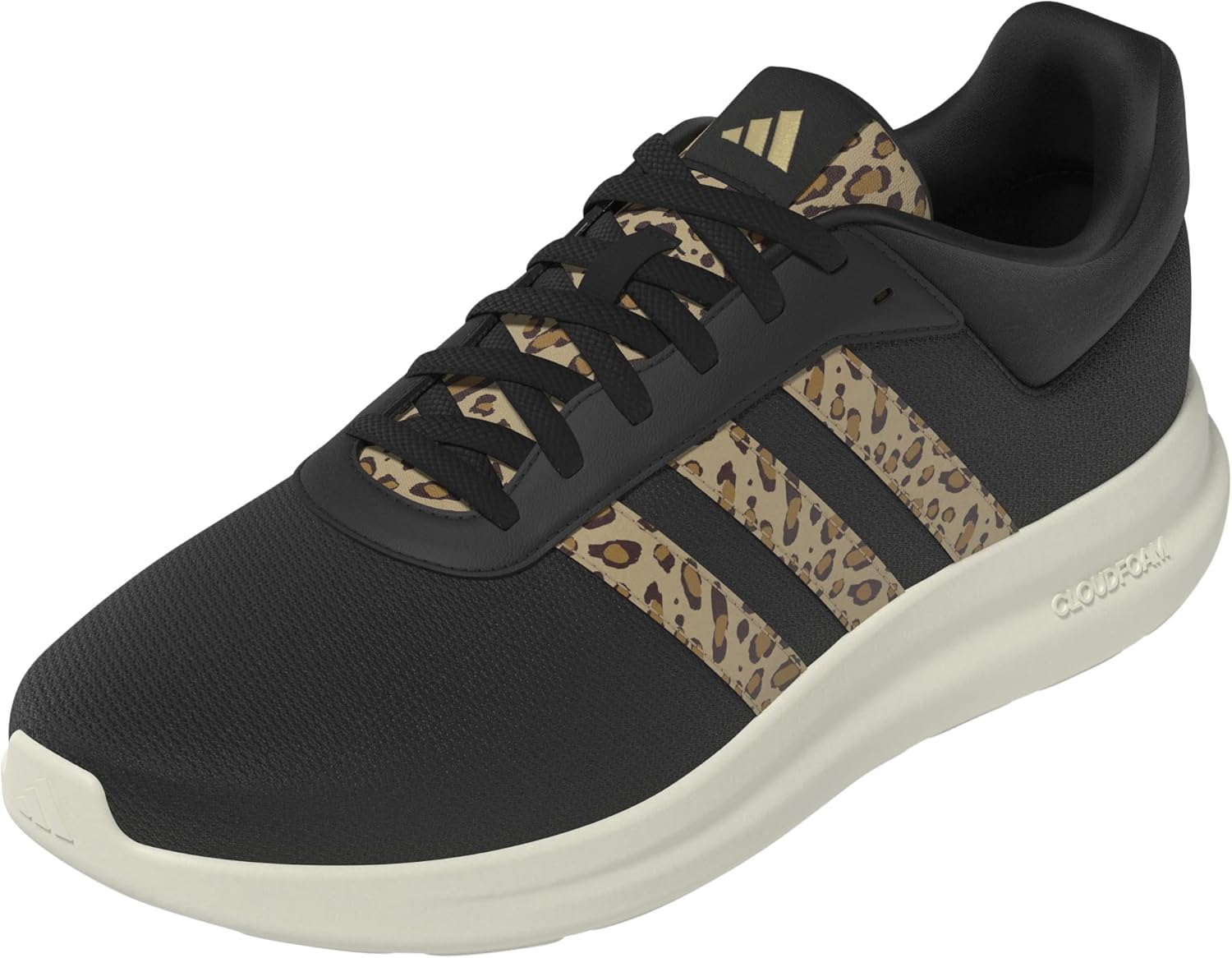 adidas Lite Racer 4.0 Shoes, Scarpe Donna, EU 38 2/3 EU Core Black Magic Beige Off White - Immagine 2