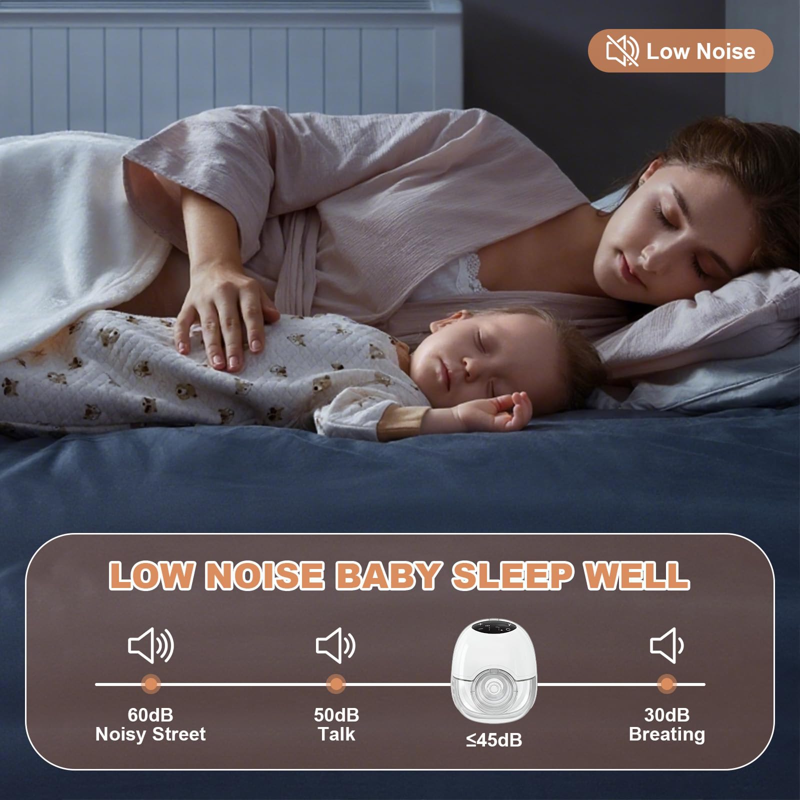 TOPCHANCES Touchscreen Milchpumpe Elektrisch Freihändig,Tragbar Breast Pump mit 4 Modi und 12 Saugstufen 17/19/21/24mm komfortabler Flansch,Doppelt Abgedichteter mit Ersatzzubehör im Lieferumfang,Weiß