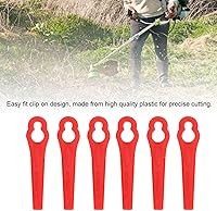 Vista 4 de Fdit Juego de cuchillas de plástico de 40 piezas para recortadora de césped inalámbrica