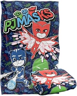 LOGOVISION PJ Masks PJ Group Attack Kids Silky Touch Blanket, 36