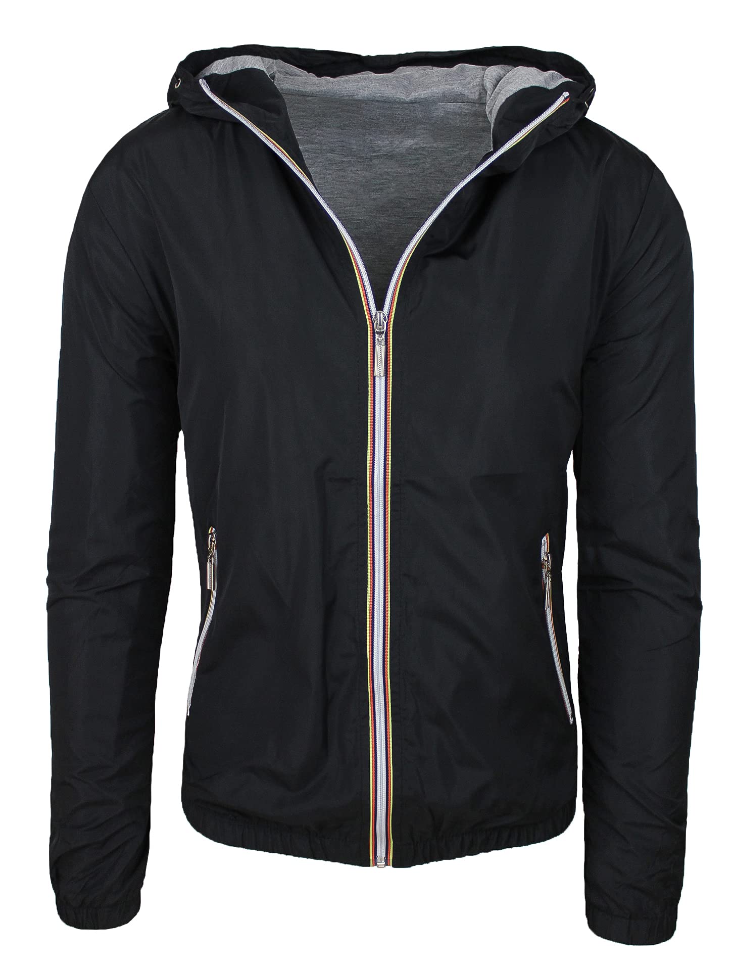 Giubbotto giacca uomo primavera estate casual impermeabile giubbino jacket estivo con cappuccio