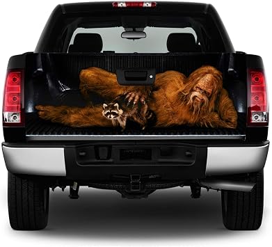 Universal Tailgate Vinyl Graphic Decal Wrap - Trim to fit Any Vehicle - Bigfoot