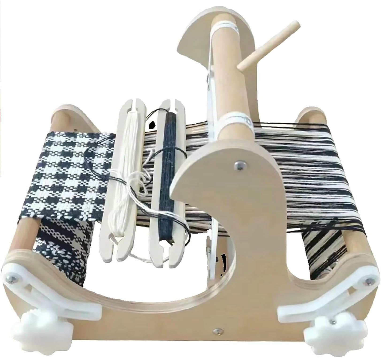 Desktop -Weben - DIY -Webrahmen Mit Gemischten Garnen, Handkanistische Webmaschine Für Anfänger Craft Artist