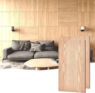 20 Piece Wall Panels, Sound Proof Panels, Self Adhesive Faux Wood Grain Sound Panels