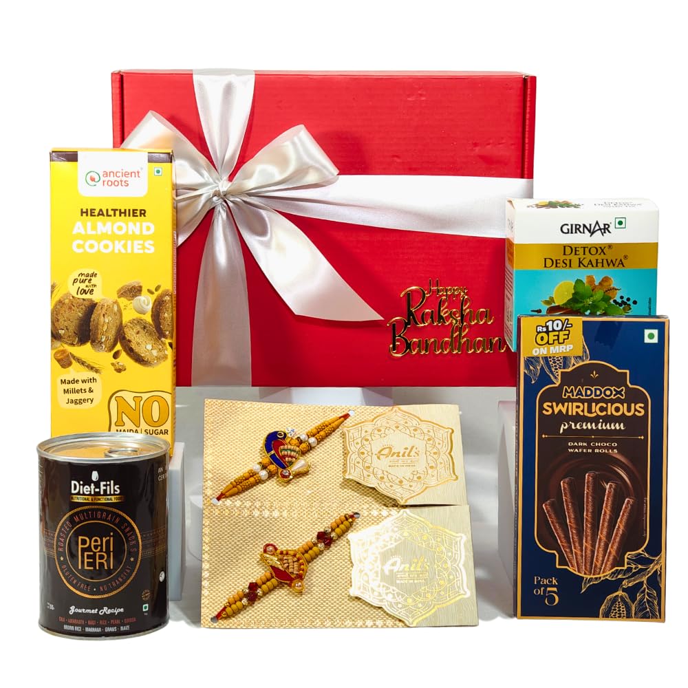 The Gift Tree Detox Tea & Gourmet Snack Rakhi Box – Healthy Hamper for Friends, Family & Corporate Clients | TGT1343R-image-8
