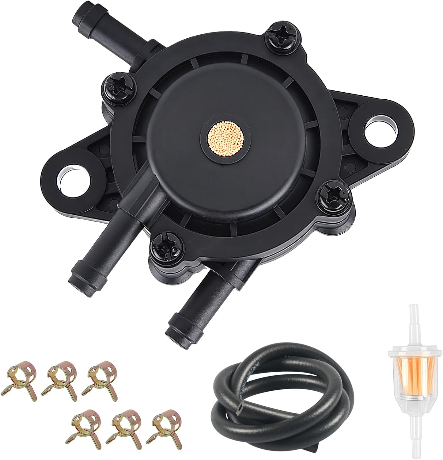 AMZAUTO Fuel Pump Kit with Filter and Hose (fits Kohler/Briggs & Stratton 17–25 HP)