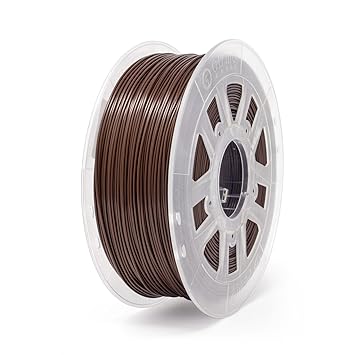 Gizmo Dorks 3mm (2.85mm) PLA Filament, 1 kg for 3D Printers, Dark Brown
