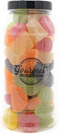 Fruit Jellies Retro Sweet Shop Jar by The Gourmet Sweet Company