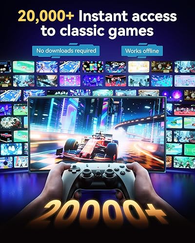 Miniatura 2 de Retro Gaming Console, 20,000+ Retro Game Stick, 23 Emulators, 4K HD TV Game Stick, Built-in Classic Video Games, Plug & Play Game Console for TV