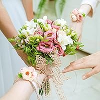 Vista 5 de 6 rollos de cinta de yute, cinta de arpillera, 6 estilos de cintas de yute, total de 39.4 ft para decoración de fiestas, manualidades, cinta