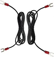 XVRTJ Turntable Ground Wire 2-Pack - 6ft Phonograph Grounding Cable Eliminates Hum & Static for Magnetic Cartridges