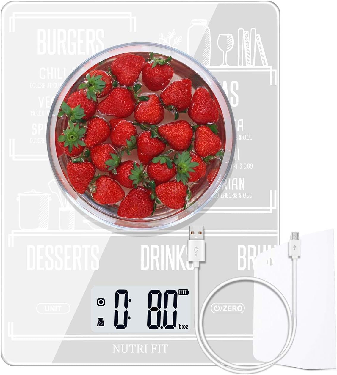 bilancia digitale per la cottura