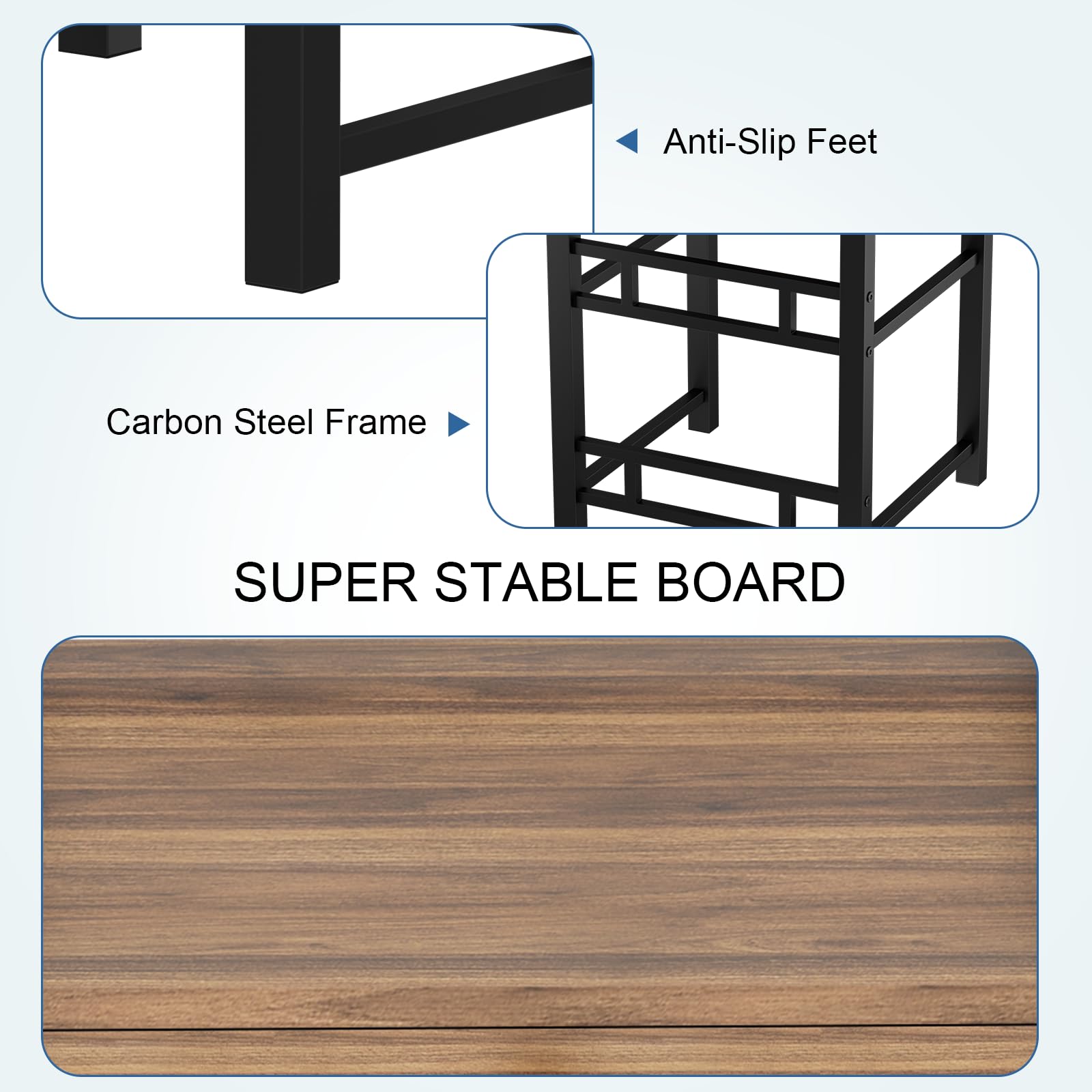 Meuble Machine à Laver avec Tiroir, Étagère pour Machine à Laver et Seche Linge, Meuble Seche Linge Rangement, Cadre en Acier au Carbone, Charge de 350 kg, 75 x 65 x 104 cm (Noir avec Tiroir)