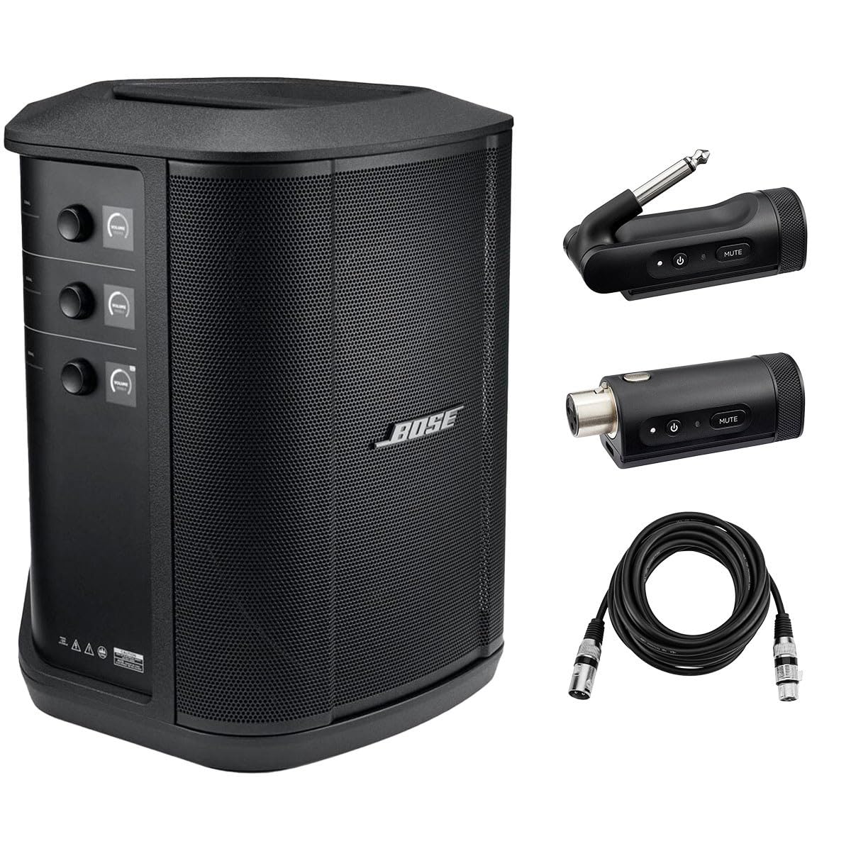 Bose S1 Pro+ Portable Wireless PA System with Bluetooth, Black