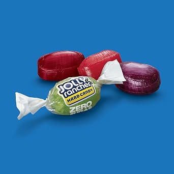 JOLLY RANCHER Zero Sugar Assorted Fruit Flavored Hard Candy Bags, 3.6 oz (12 Count)