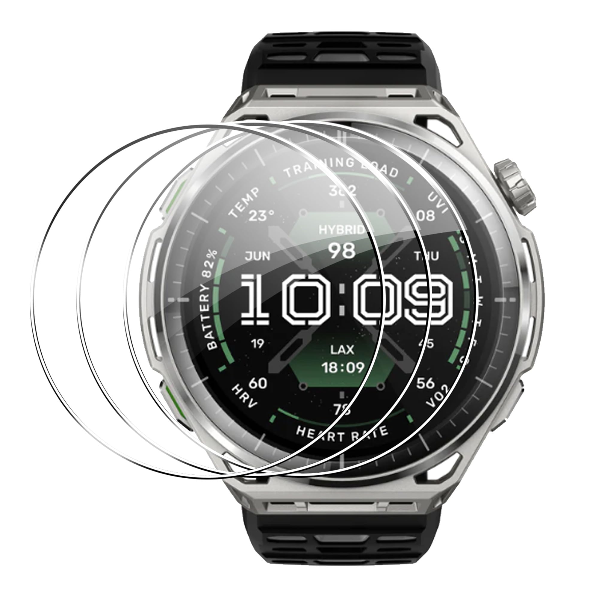 3 Piezas Protector Pantalla para Amazfit Balance 3 | Anti-Arañazos+HD Clear.