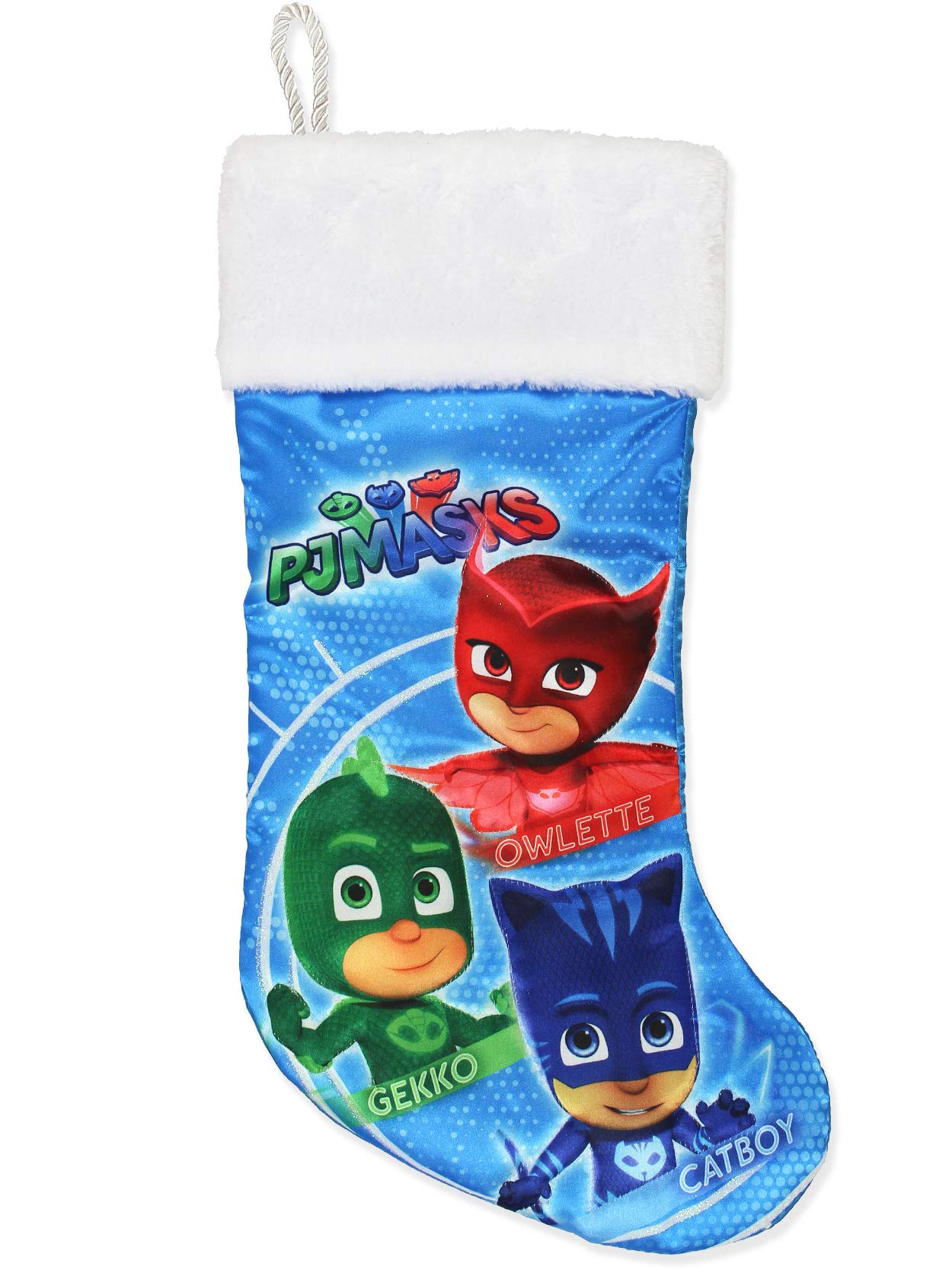 EONE PJMasks 17 Inch Owlette Gekko Catboy Saint Nick Stocking