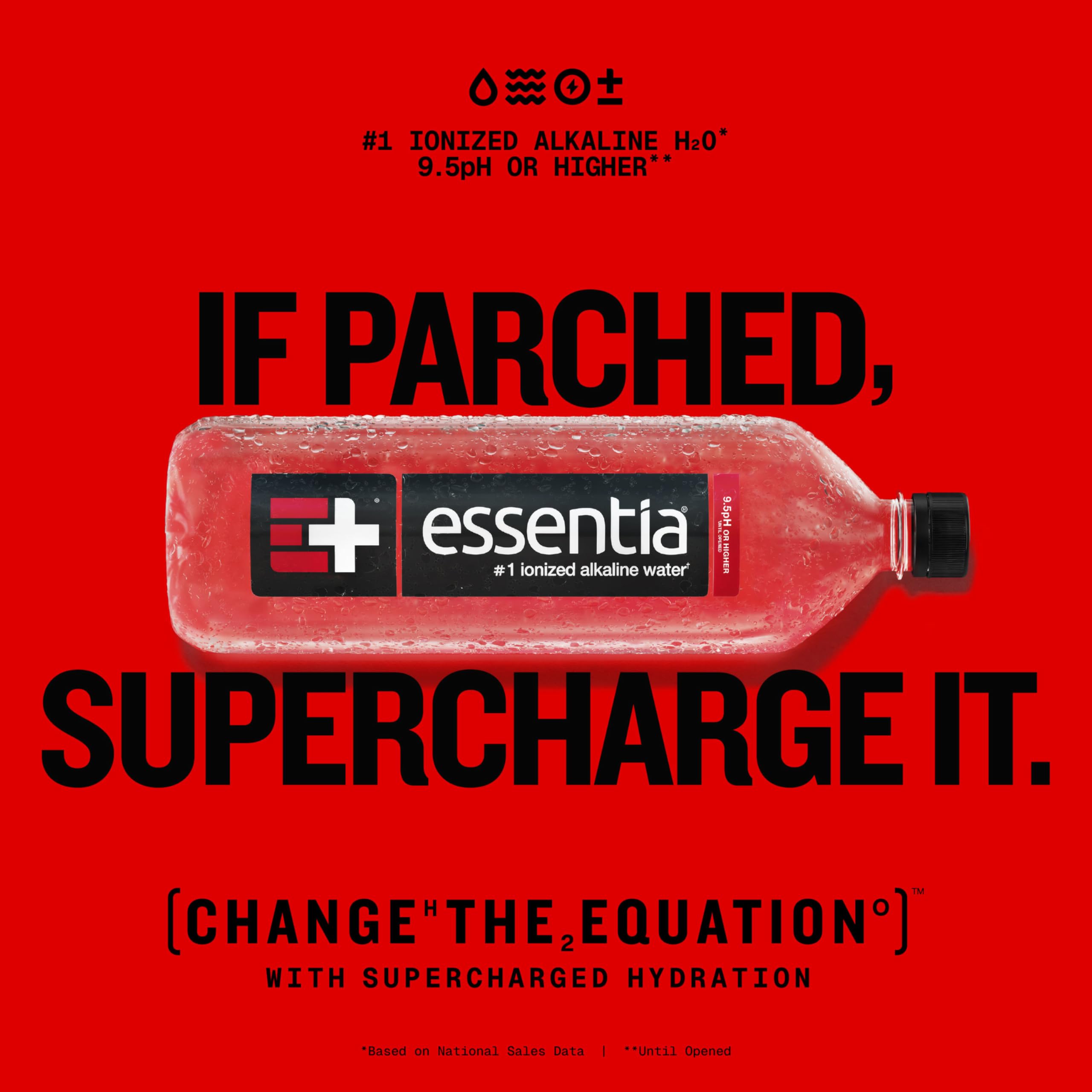 Essentia 9.5 pH Drinking Water, 20-oz. (Count of 24)