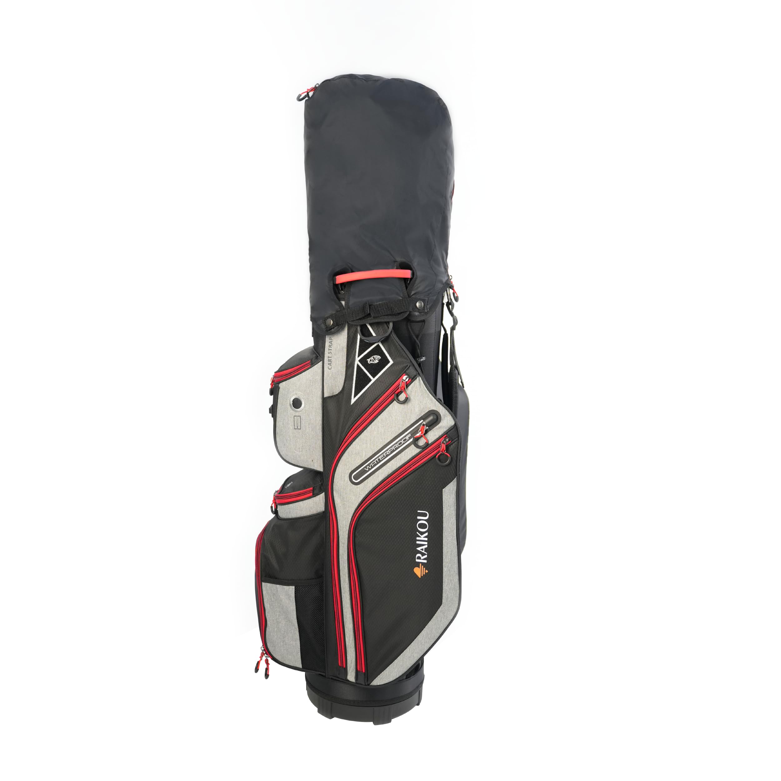 RAIKOU Golf Cartbag – Premium Golftasche, wasserdicht mit 14-facher Schlägerunterteilung – Ultraleicht, Trolley-kompatibel, mit Kühl- & Wertsachenfach – Für Damen & Herren