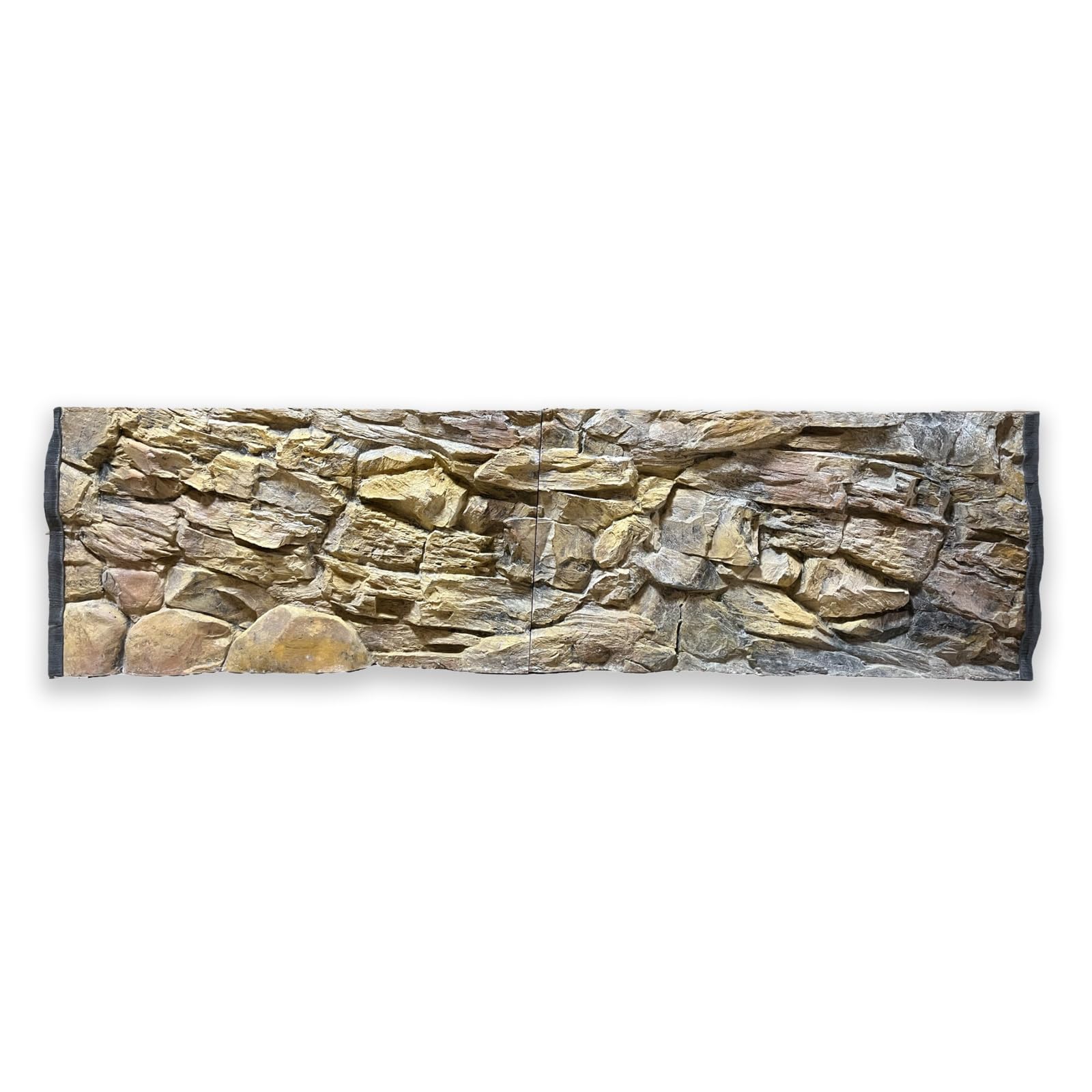 ZooPaul Paroi arrière 3D pour aquarium - 200 x 60 cm - Fond de terrarium - Pierre - Structure racine - Amazonas