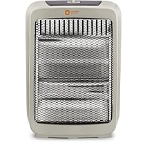 Orient Electric Quartz Heater of Efficient Heating with 2 Heating Modes 400W & 800W, Pearl White, 294 x 170 x 395 mm (QH800ASR)