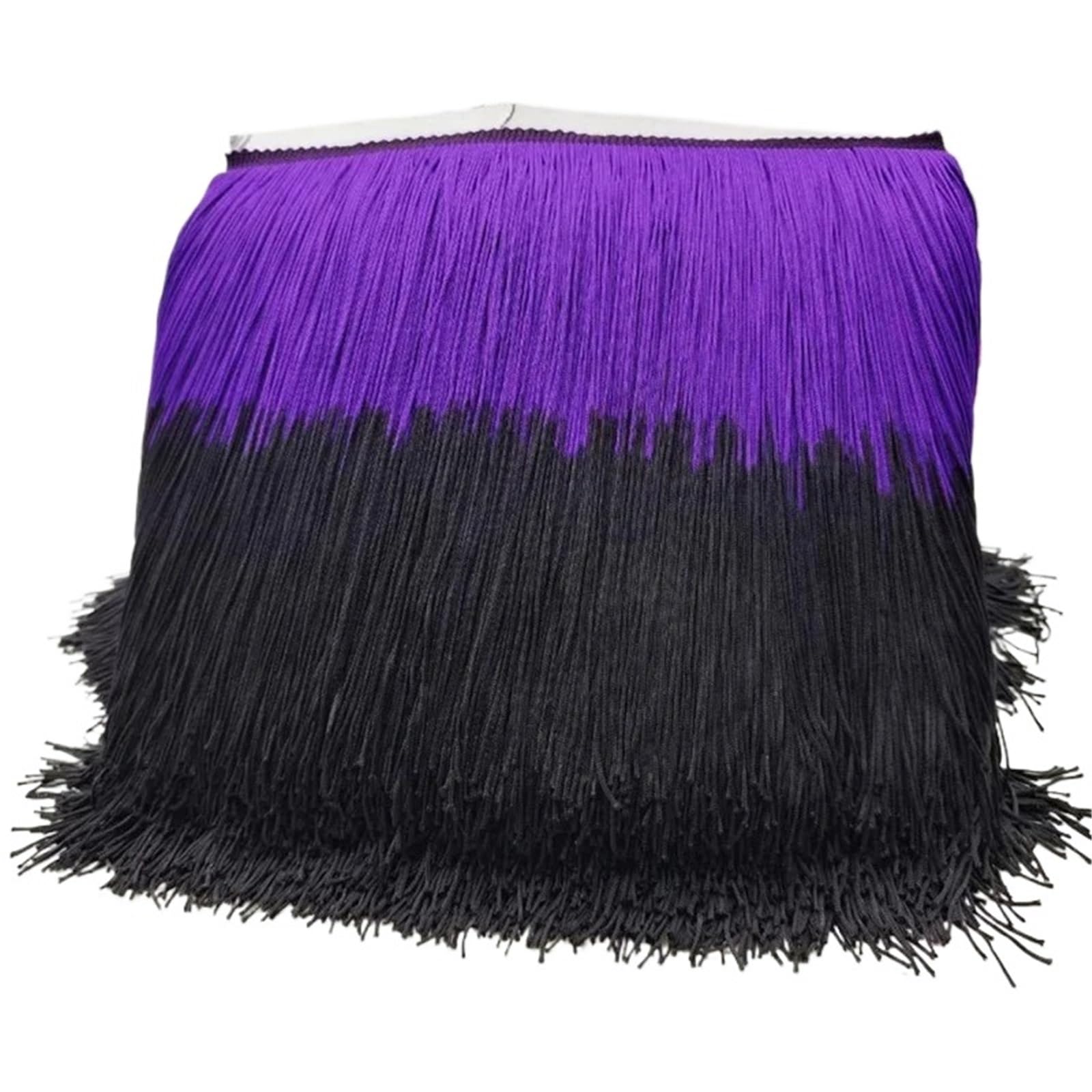 Szeroka koronka z frędzlami, Multicolor Tassel Fringe Trim 20cm 2m/5m(Color 2,20cm-5Meters)