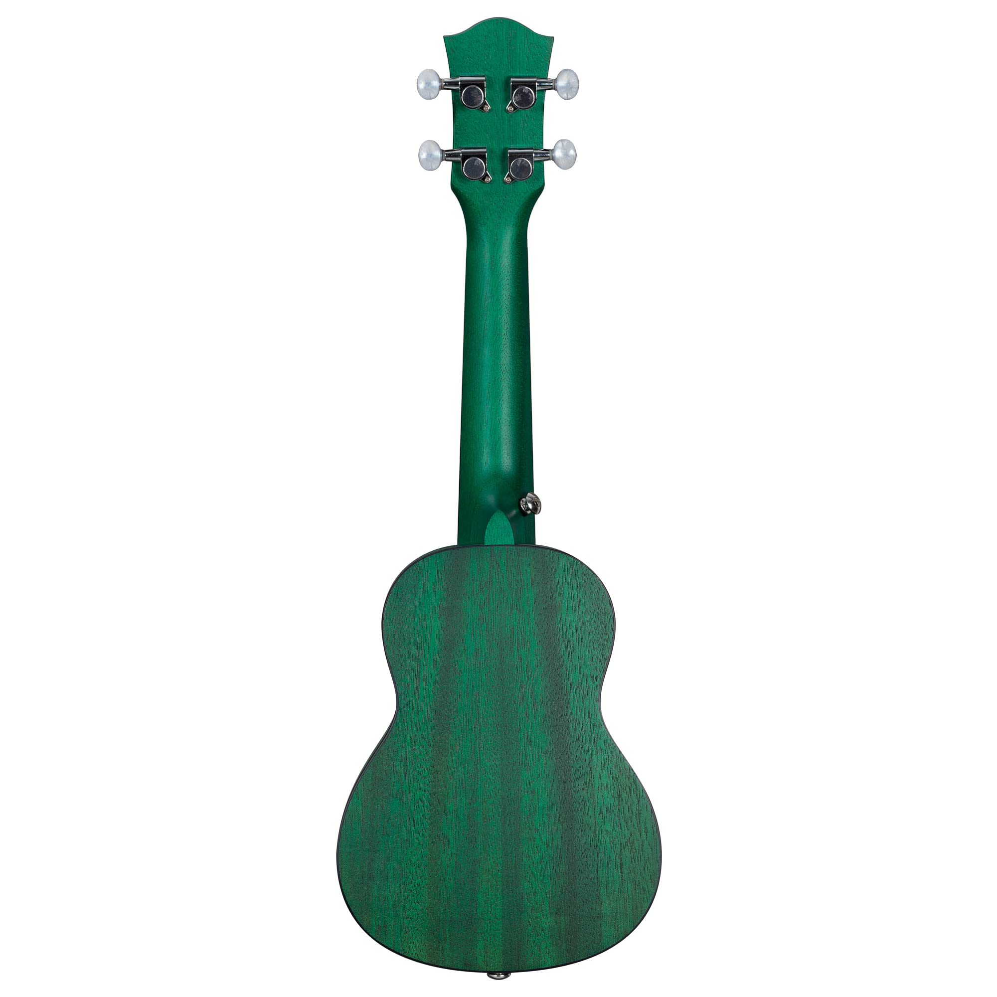 CASCHA Sopran Linkshänder Ukulele Aquamarine Mahagoni I Starter Kit 3 farbige Plektren Tasche Gigbag I Premium I Kleine Hawaii Gitarre für Anfänger Fortgeschrittene