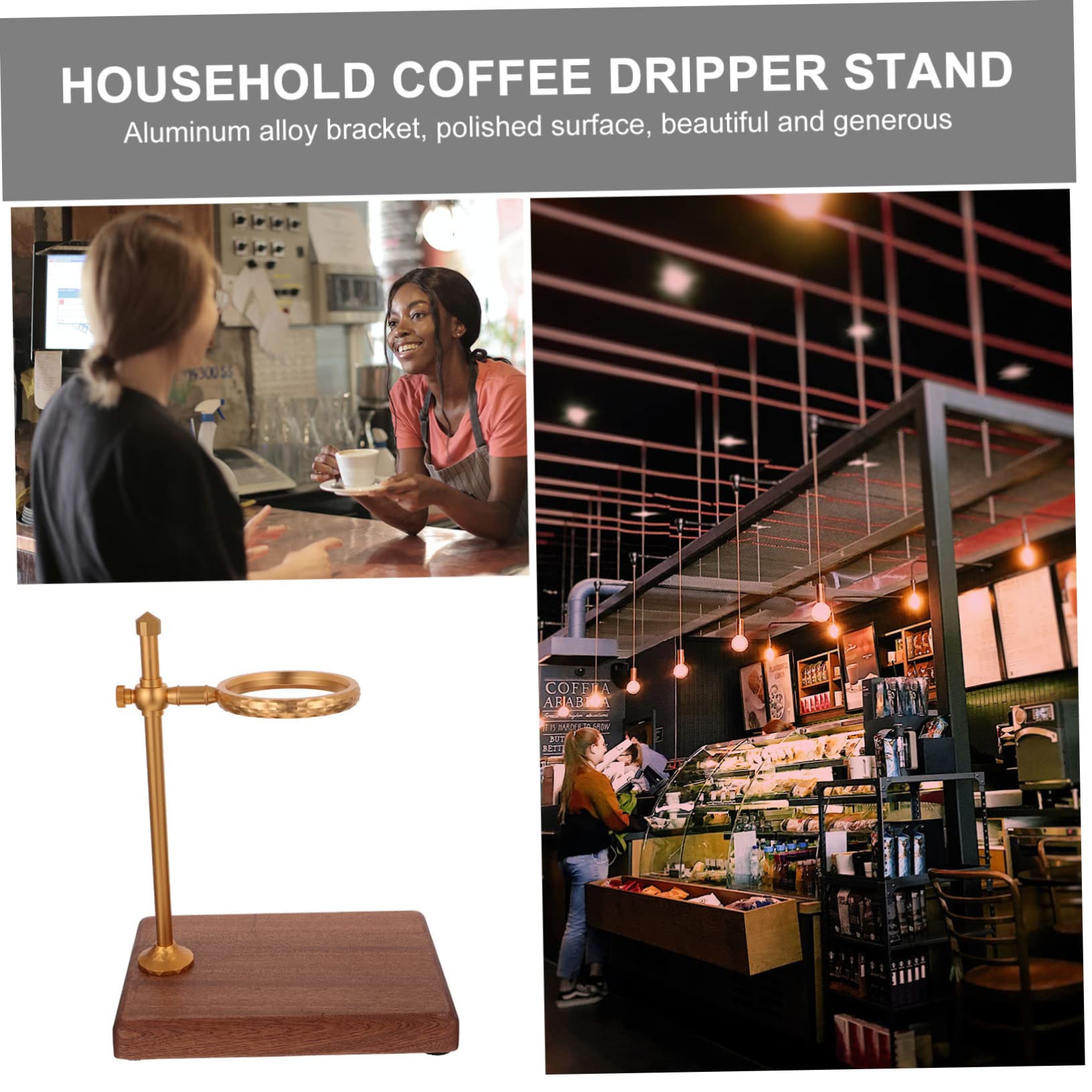 1pieza Soporte De Filtro De Café Base De Sólida Soporte Para Goteo De Café Creativo Rack De Filtros Para Hogar y Tiendas Diseño Elegante