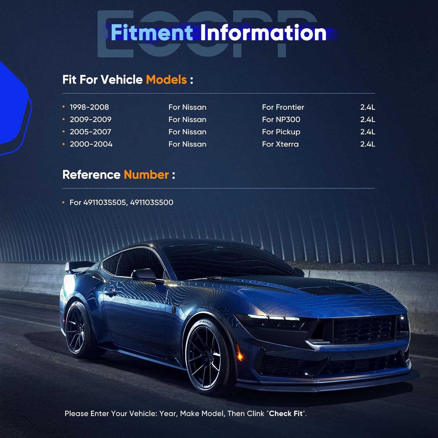 ECCPP Power Steering Pump for Nissan Frontier 1998-2008 2.4L for NP300 2009-2009 2.4L for Pickup 2005-2007 2.4L for Xterra 2000-2004 2.4L Power Assist Pump for 21-5217