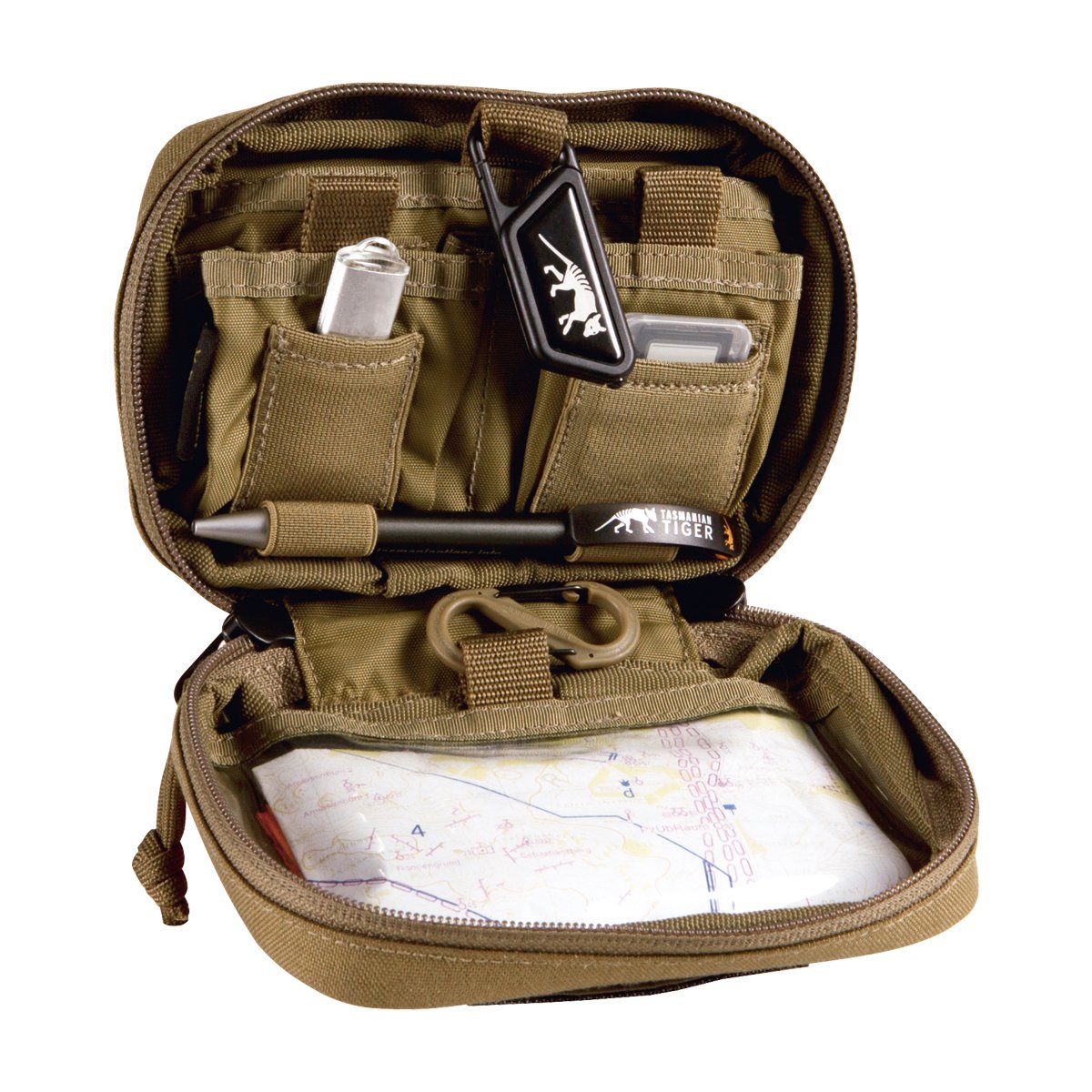 Tasmanian Tiger TT Admin Pouch – Poche Tactique EDC 17x9x7 Cm En Cordura 700D – Organisation Malin Pour Accessoires