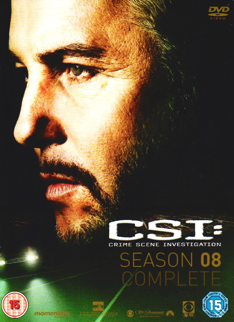 CSI Las Vegas Season 8 DVD pack completo de la serie de investigacion criminal de 2009