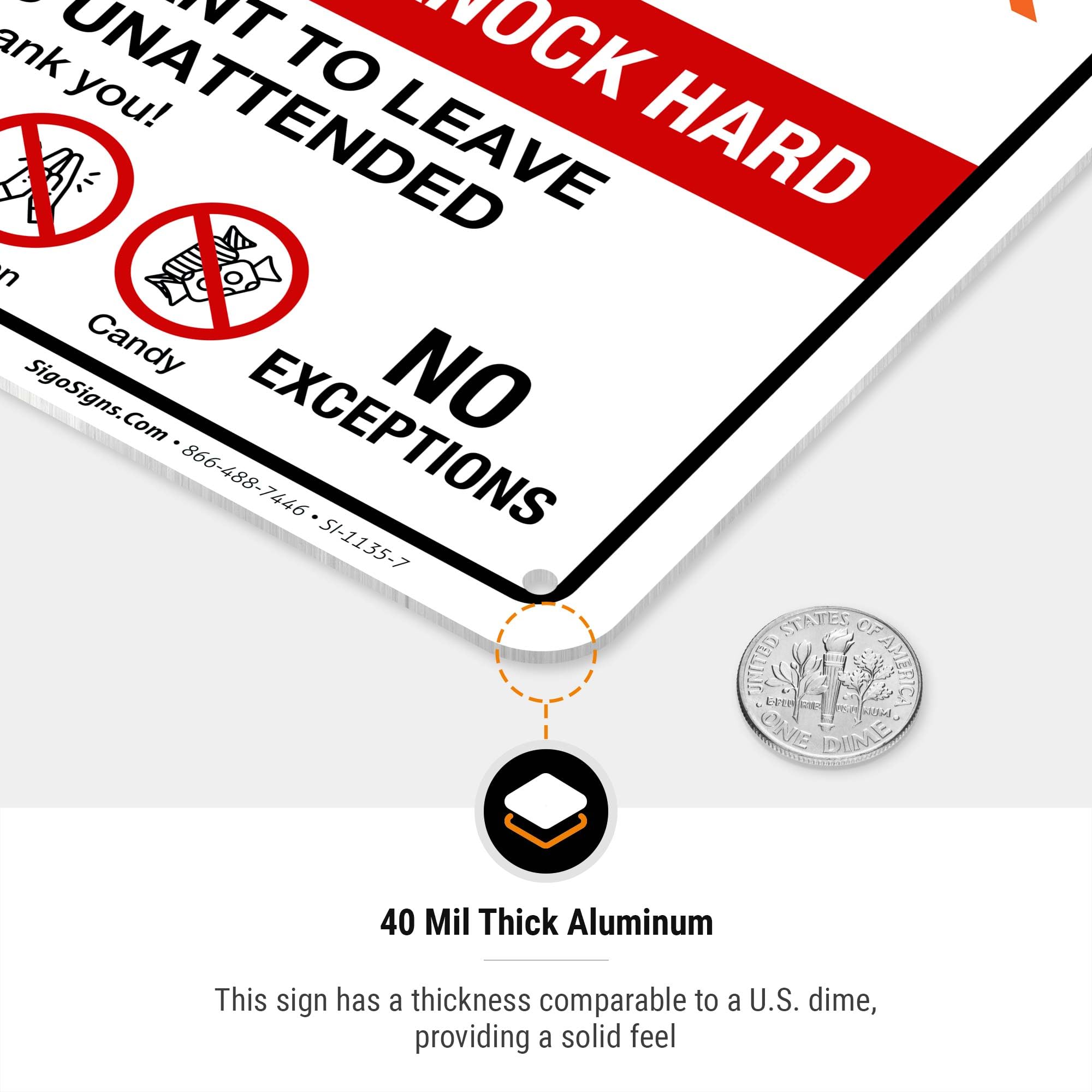 Amazon.com: Do Not Leave Packages Here Sign, Please Ring Bell Or