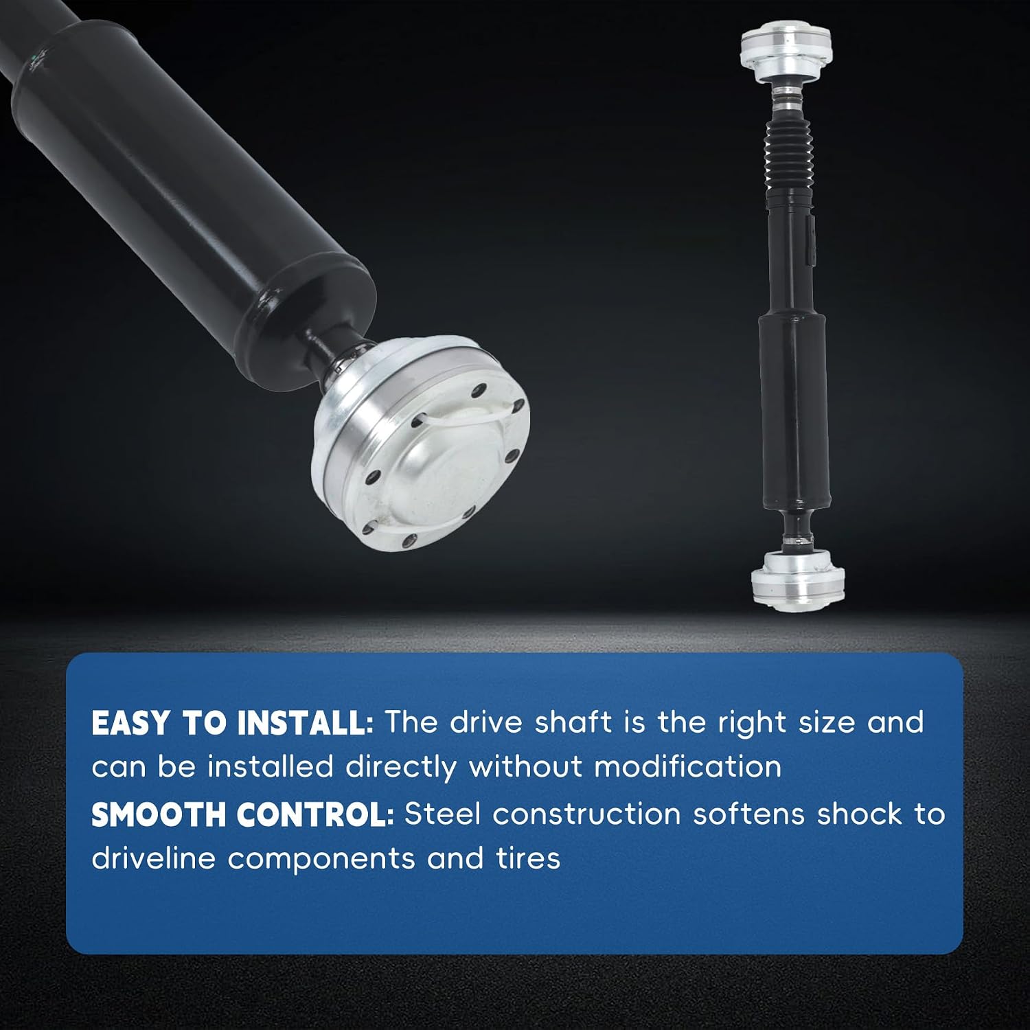 Silscvtt Rear Driveshaft Prop Shaft Replacement for Wrangler 2-Door 2007-2011 - Suitable for 3.8L engines
